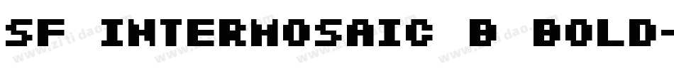 SF Intermosaic B Bold字体转换